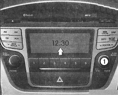 Часы с цифровой индикацией (при наличии)