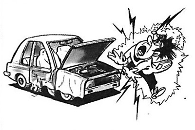 Precautions to prevent electric shock