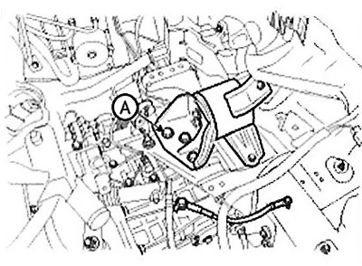 Note: Tightening torque: 88.3-107.9 Nm.