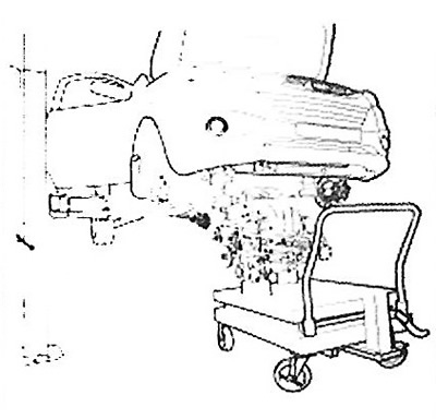 26. Remove the engine and gearbox…