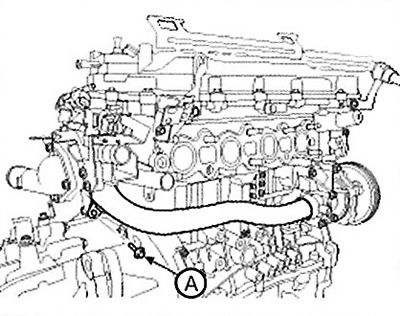 Note: Tightening torque: 9.8- 11.8 Nm.