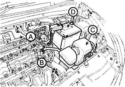 Air filter mounting bolts: 7.8-11.8 Nm.