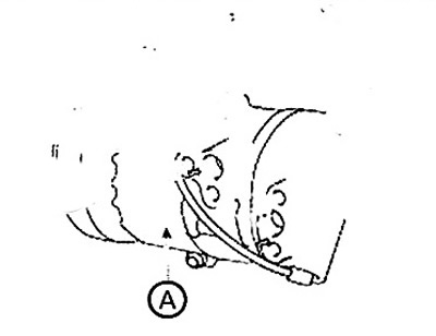 20. Install the air compressor (A).