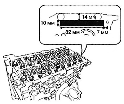 Note: Before installing the camshaft…