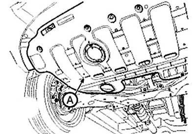Note: Tightening torque: 19.6 - 24.5 Nm.
