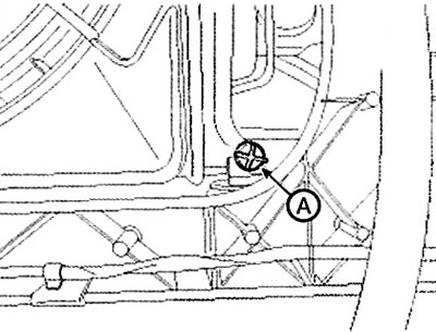 Caution: Never remove the radiator cap…