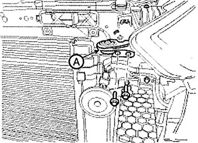 Note: Tightening torque: 8.8 - 10.8 Nm.
