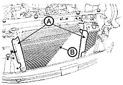 11. Remove the air damper (A), then…