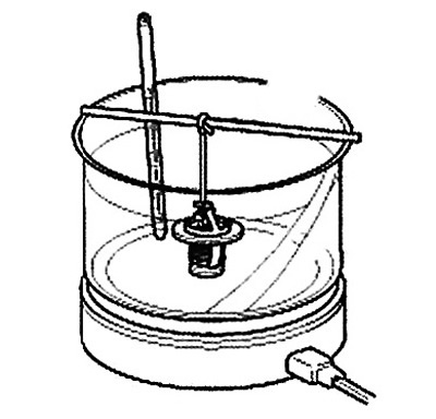 1. Immerse the thermostat in a…