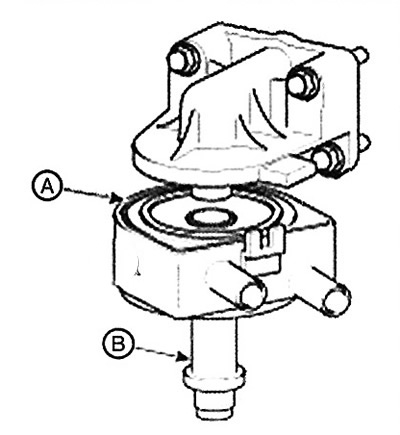 Note: Tightening torque: 44.1 - 53.9 Nm.