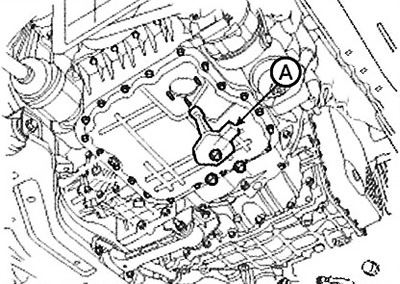 Note: Tightening torque: 8.8 - 9.8 Nm.