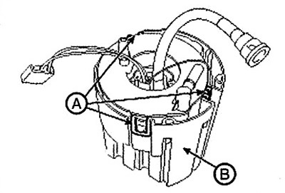 5. Remove the housing (B) by releasing…