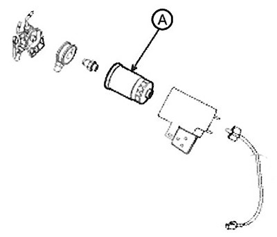8. After removing the fuel filter (A),…