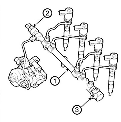1. Fuel rail