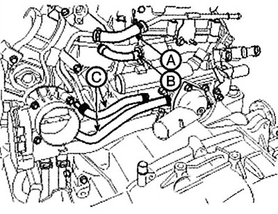 13. Disconnect the brake booster vacuum…
