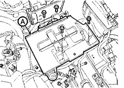 Note: Tightening torque: 9.8 - 11.8 Nm.