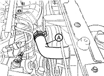 8. Remove the upper (A) and lower (B)…