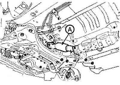Note: Tightening torque: 39.2 - 58.8 Nm.