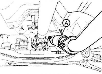 Note: Tightening torque: 39.2-58.8 Nm