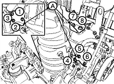 When installing the exhaust manifold,…