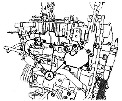 Note: Tightening torque: 9.8-11.8 Nm.