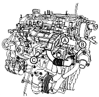 Bolts (C): 9.8-11.8 Nm.