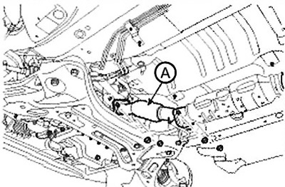 Note: Tightening torque: 39.2 - 58.8 Nm.