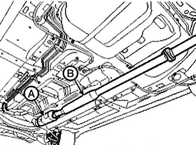 Note: Tightening torque: 39.2 - 58.8 Nm.