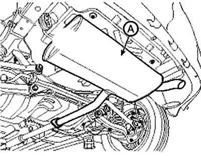 Note: Tightening torque: 39.2 - 58.8 Nm.