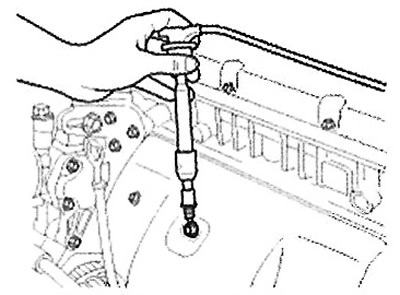 5. Short the spark plug to engine…