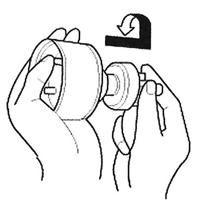 15. Try to turn the overrunning clutch…