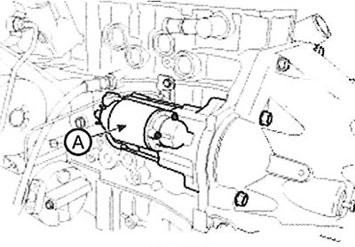Note: Tightening torque: 49.0 - 63.7 Nm.