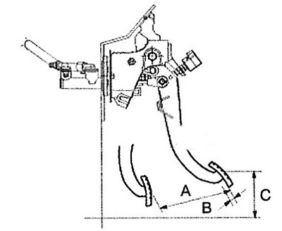 Height (C): 167 mm.