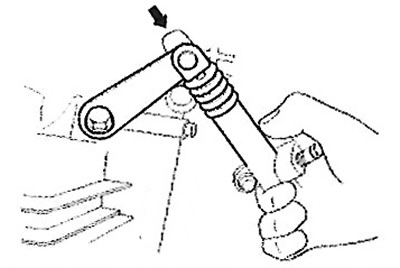 5. Install the lever onto the clutch…