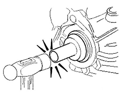 3. Using a special tool, install the…