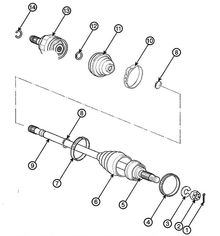 1. Locking pin