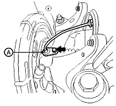 Note: Tightening torque: 6.8 - 10.8 Nm.
