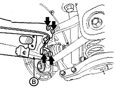 Note: Tightening torque: 34.3 - 53.9 Nm.