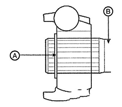 5. Position part (A) with the selected…