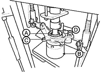 Caution: Do not apply pressure to the…