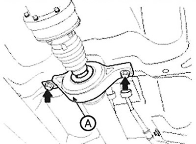 Note: Tightening torque: 49.0 - 68.6 Nm.