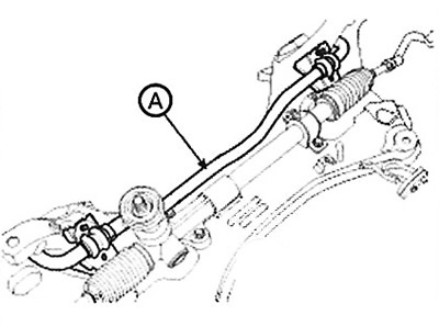 Note: Tightening torque: 44.1 - 53.9 Nm.