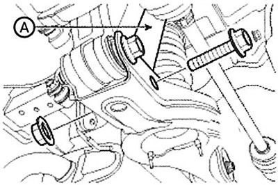 Note: Tightening torque: 137.3-156.9 Nm.