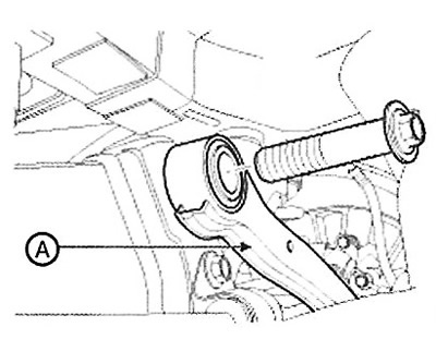 Upper arm rear suspension
