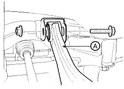 Upper arm rear suspension