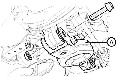Note: Tightening torque: 137.3-156.9 Nm.