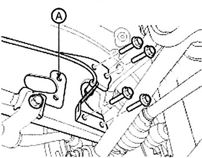Rear suspension trailing arm