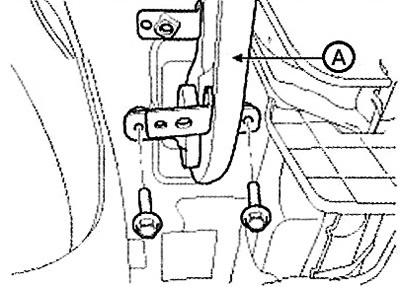 Note: Tightening torque: 98.1-117.7 Nm