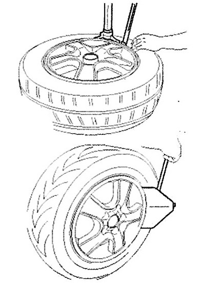 The side tear should end near the valve.