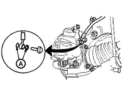 Caution: Always install a new washer…